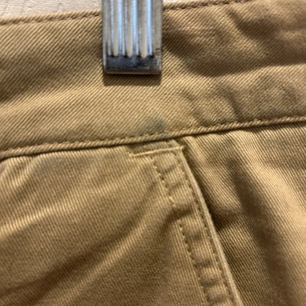 Timberland Mens Cargo Shorts Khaki Tan Cotton‎ Twill Size 38 Outdoor Utility Y2k